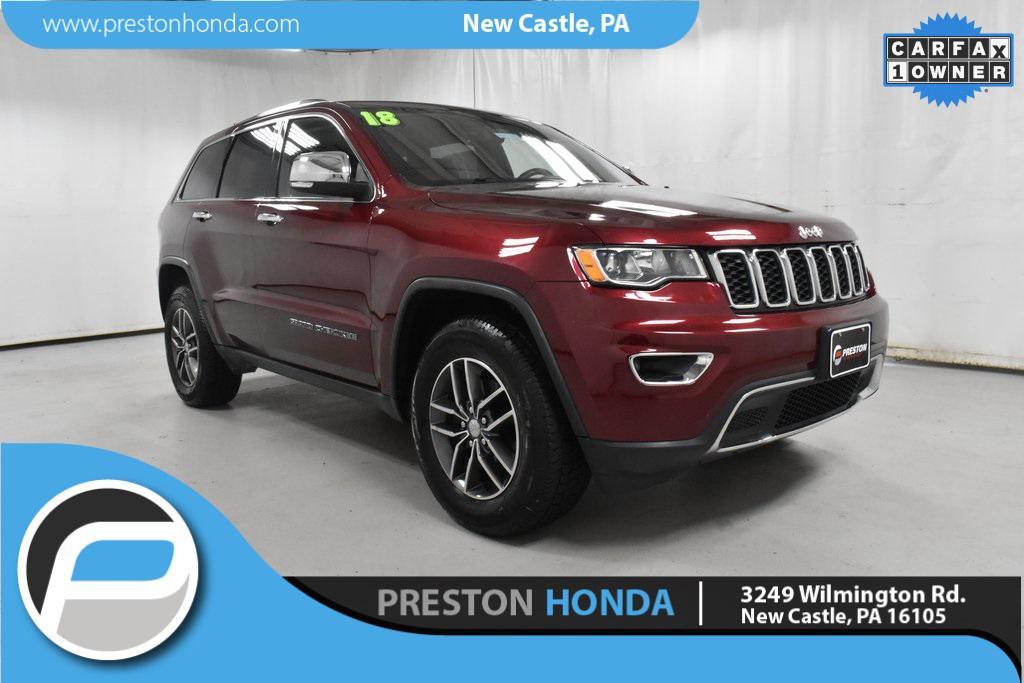 used 2018 Jeep Grand Cherokee car, priced at $17,174