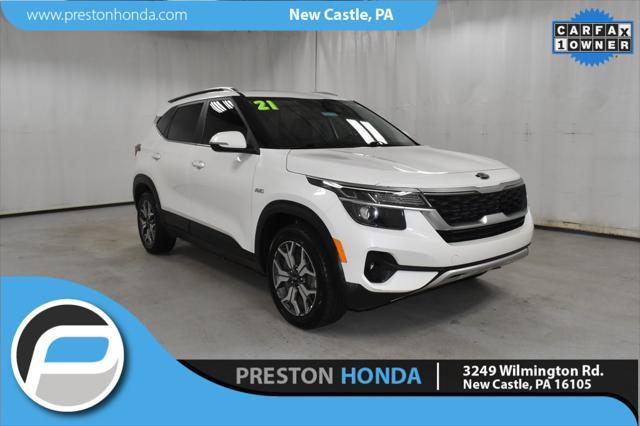 used 2021 Kia Seltos car, priced at $17,414