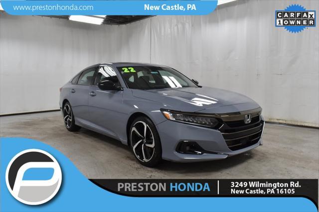 used 2022 Honda Accord car, priced at $27,999