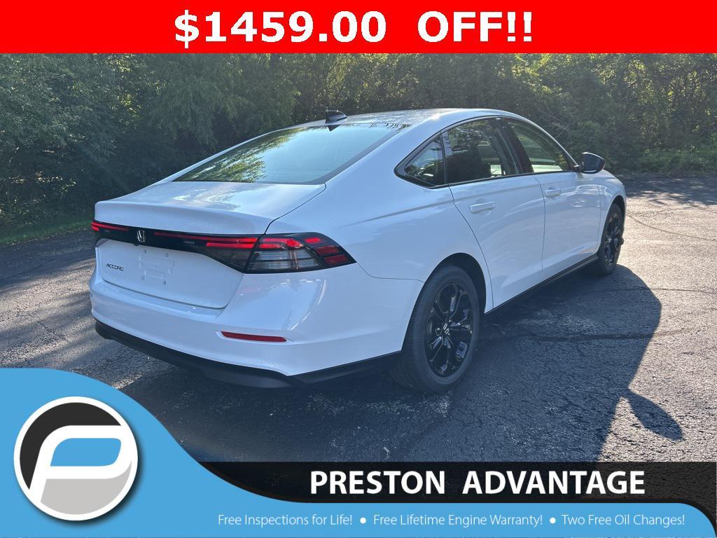 new 2025 Honda Accord car, priced at $30,706