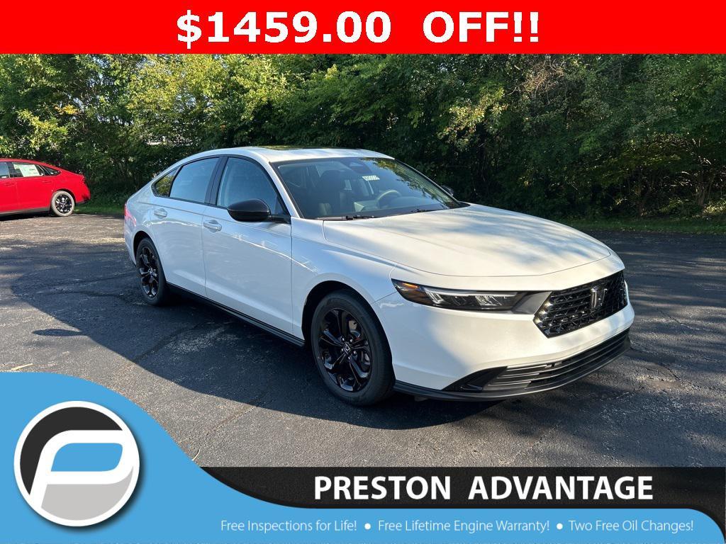 new 2025 Honda Accord car, priced at $30,706