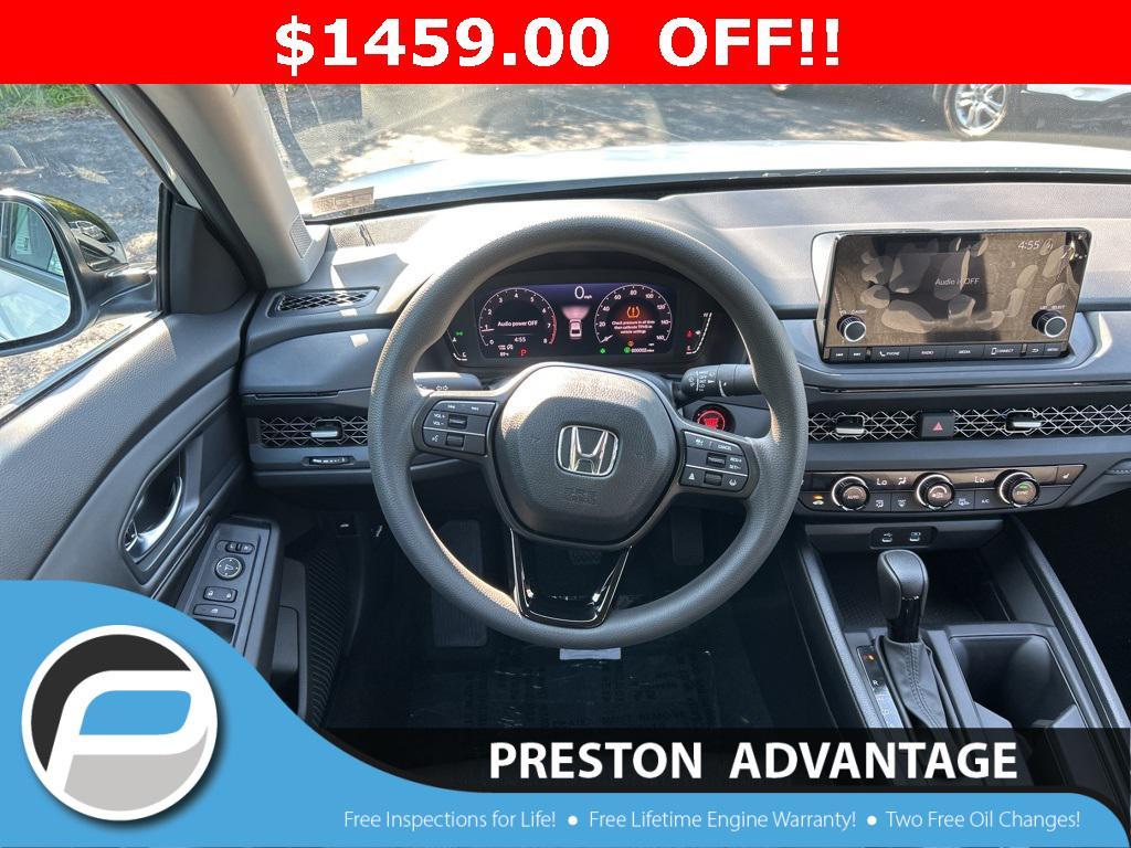 new 2025 Honda Accord car, priced at $30,706