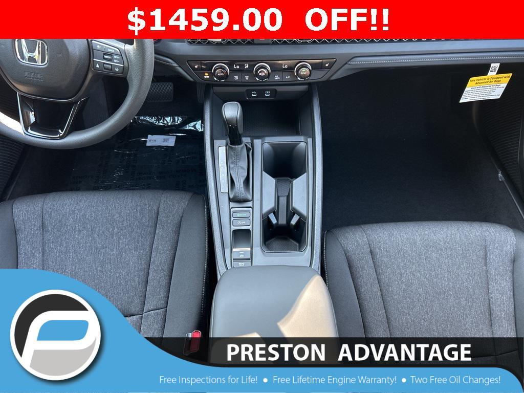 new 2025 Honda Accord car, priced at $30,706
