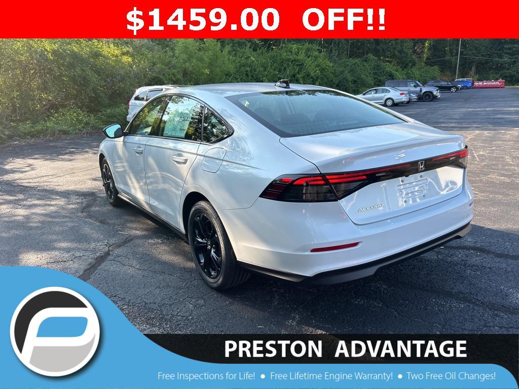 new 2025 Honda Accord car, priced at $30,706