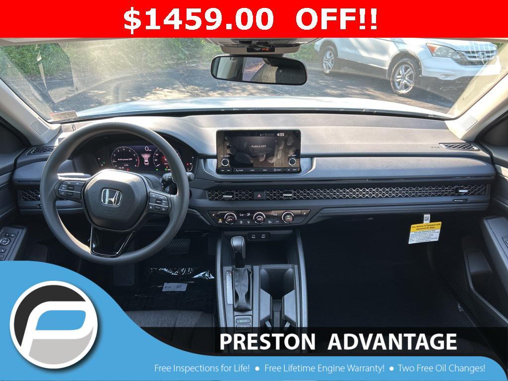 new 2025 Honda Accord car, priced at $30,706