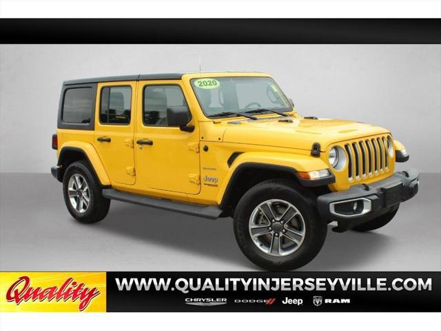 used 2020 Jeep Wrangler Unlimited car, priced at $34,964