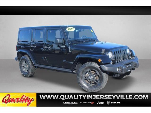 used 2017 Jeep Wrangler Unlimited car, priced at $28,478