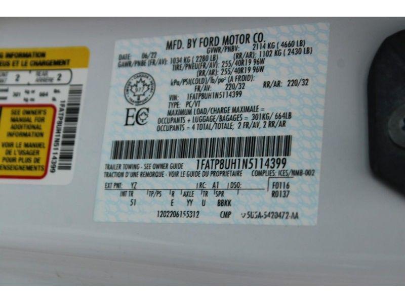 used 2022 Ford Mustang car, priced at $25,900