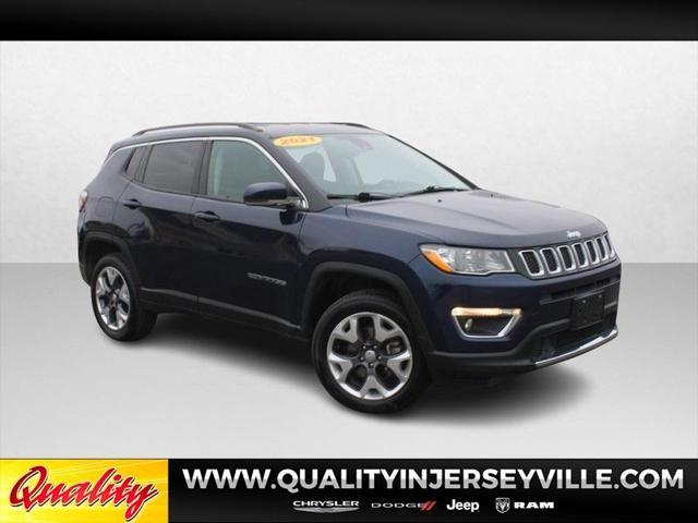 used 2021 Jeep Compass car, priced at $18,224