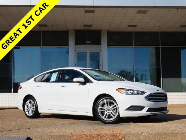 used 2018 Ford Fusion car, priced at $14,196