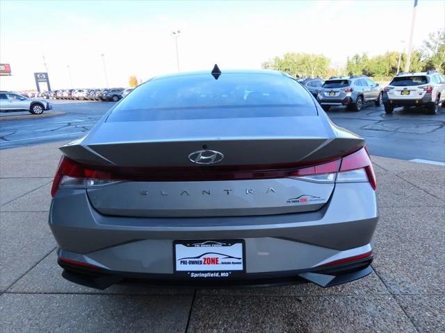 used 2021 Hyundai Elantra car, priced at $17,813