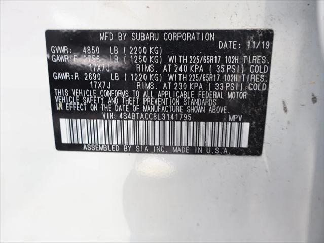 used 2020 Subaru Outback car, priced at $20,055