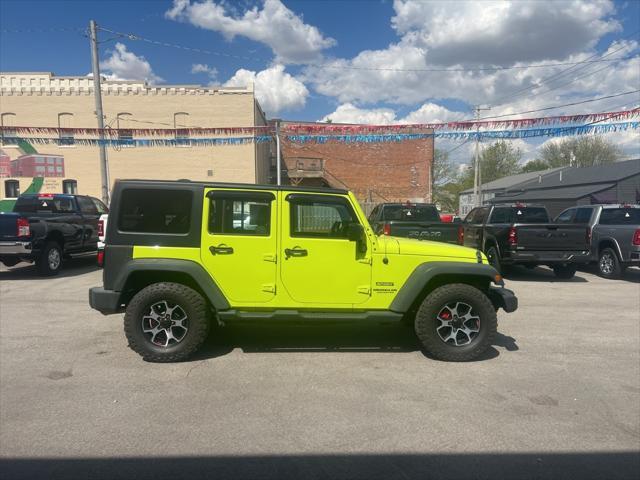 used 2017 Jeep Wrangler Unlimited car, priced at $18,503
