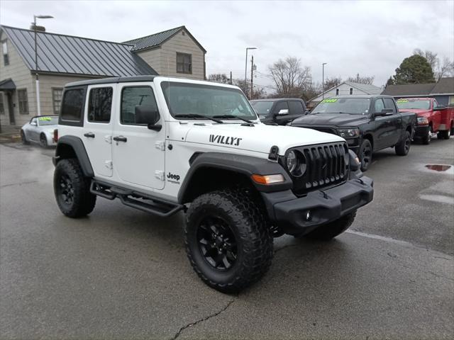 used 2020 Jeep Wrangler Unlimited car, priced at $25,000