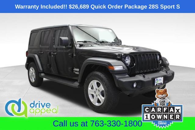 used 2018 Jeep Wrangler Unlimited car, priced at $26,689