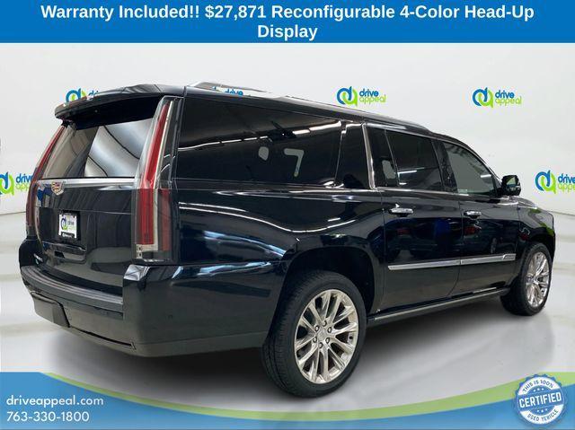 used 2018 Cadillac Escalade ESV car, priced at $27,871