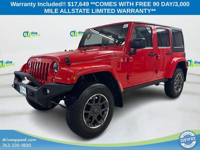 used 2015 Jeep Wrangler Unlimited car, priced at $17,649