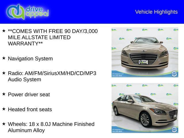 used 2015 Hyundai Genesis car, priced at $13,990