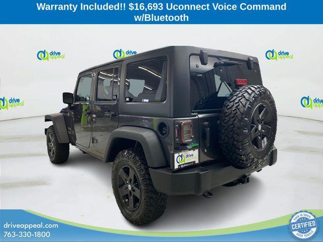 used 2017 Jeep Wrangler Unlimited car, priced at $16,693