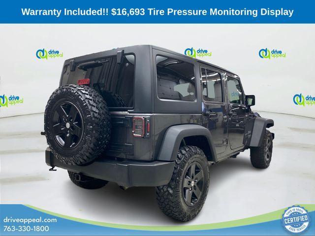 used 2017 Jeep Wrangler Unlimited car, priced at $16,693