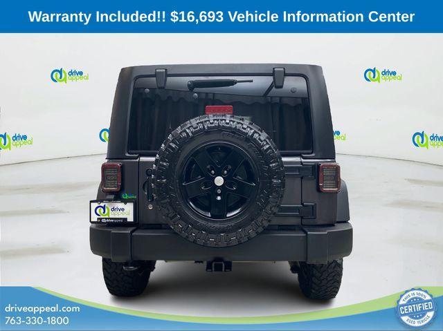 used 2017 Jeep Wrangler Unlimited car, priced at $16,693