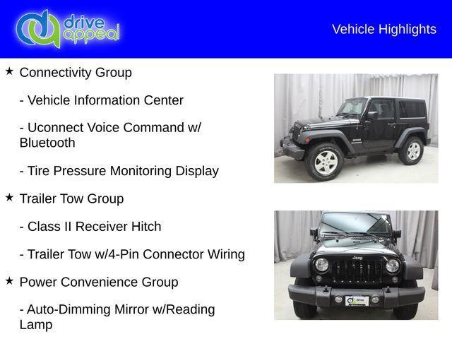 used 2015 Jeep Wrangler car, priced at $16,990