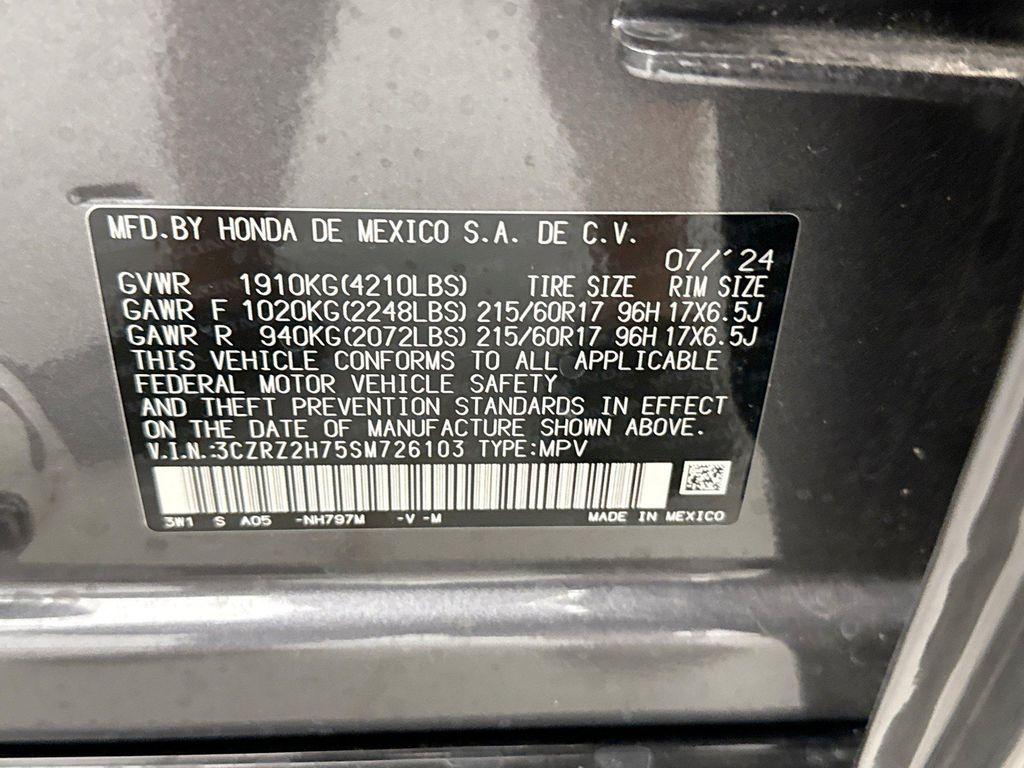 used 2025 Honda HR-V car, priced at $31,800
