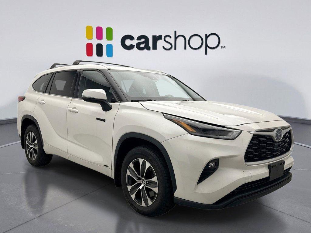 used 2021 Toyota Highlander Hybrid car, priced at $37,699