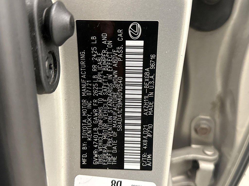 used 2021 Lexus ES 300h car, priced at $32,149
