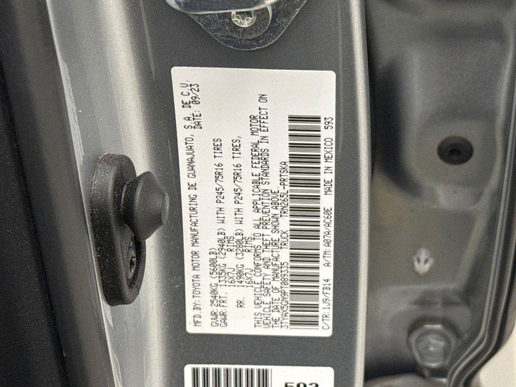 used 2023 Toyota Tacoma car, priced at $29,499