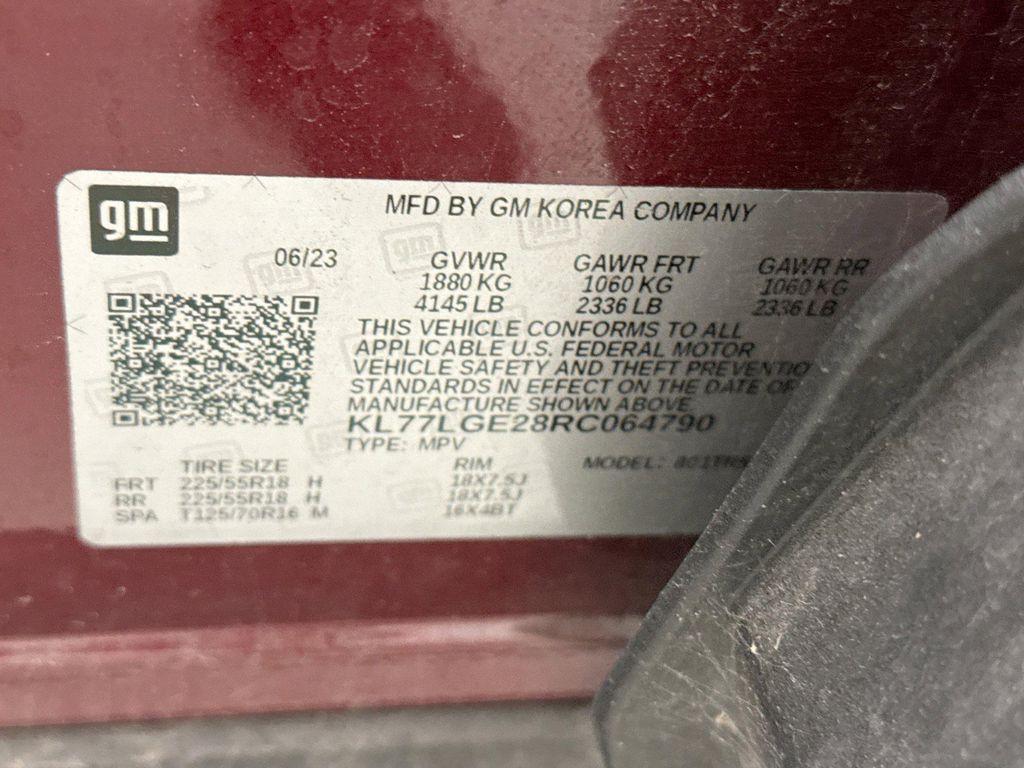 used 2024 Chevrolet Trax car, priced at $23,299