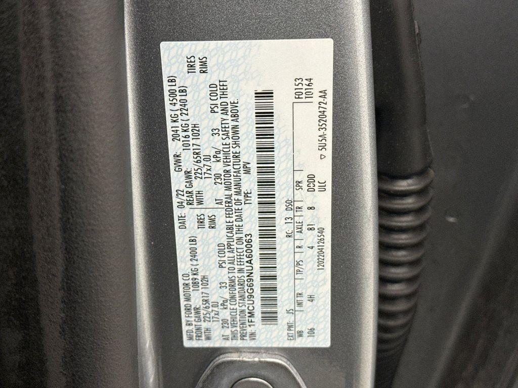 used 2022 Ford Escape car, priced at $16,449