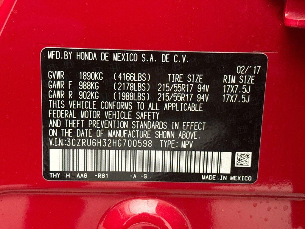 used 2017 Honda HR-V car, priced at $16,649