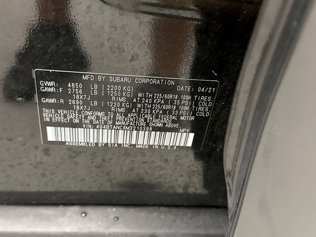 used 2021 Subaru Outback car, priced at $25,999