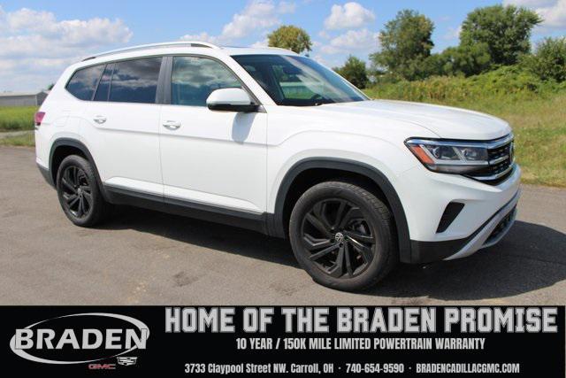 used 2021 Volkswagen Atlas car, priced at $24,712