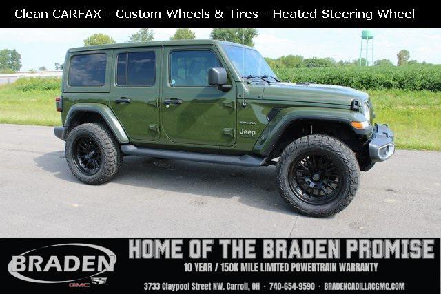 used 2021 Jeep Wrangler Unlimited car, priced at $31,875