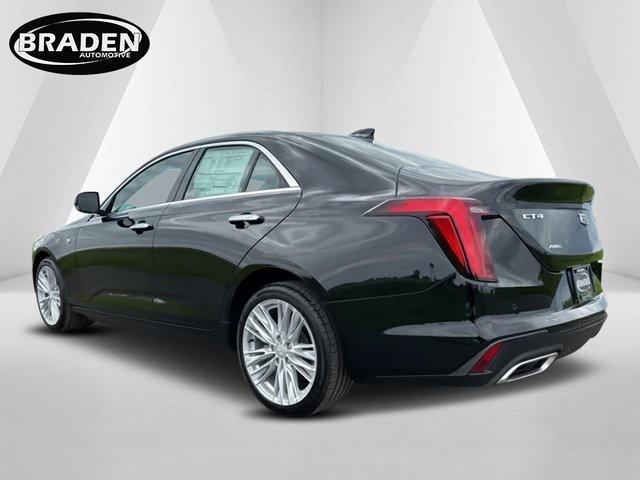 new 2025 Cadillac CT4 car, priced at $46,347