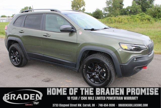 used 2021 Jeep Cherokee car, priced at $23,373