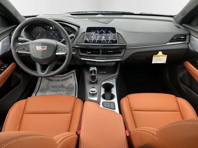 new 2025 Cadillac CT4 car, priced at $46,885