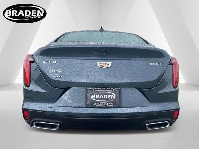 new 2025 Cadillac CT4 car, priced at $46,885
