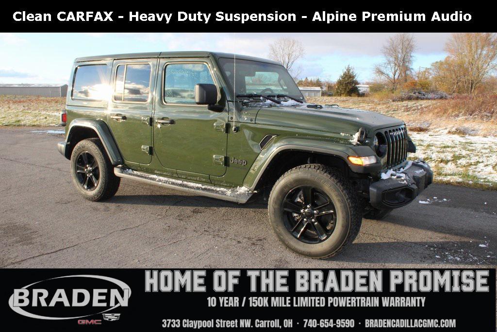 used 2021 Jeep Wrangler Unlimited car, priced at $31,285