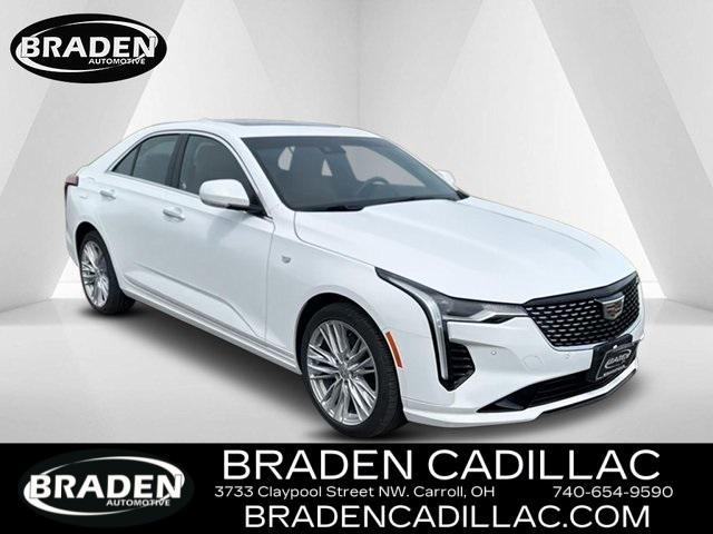 new 2025 Cadillac CT4 car, priced at $47,500