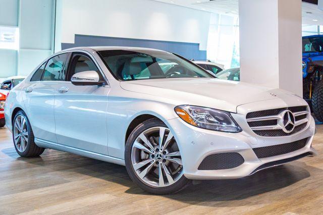 used 2018 Mercedes-Benz C-Class car, priced at $24,995