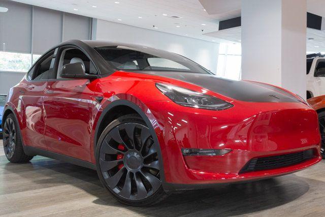 used 2022 Tesla Model Y car, priced at $49,995