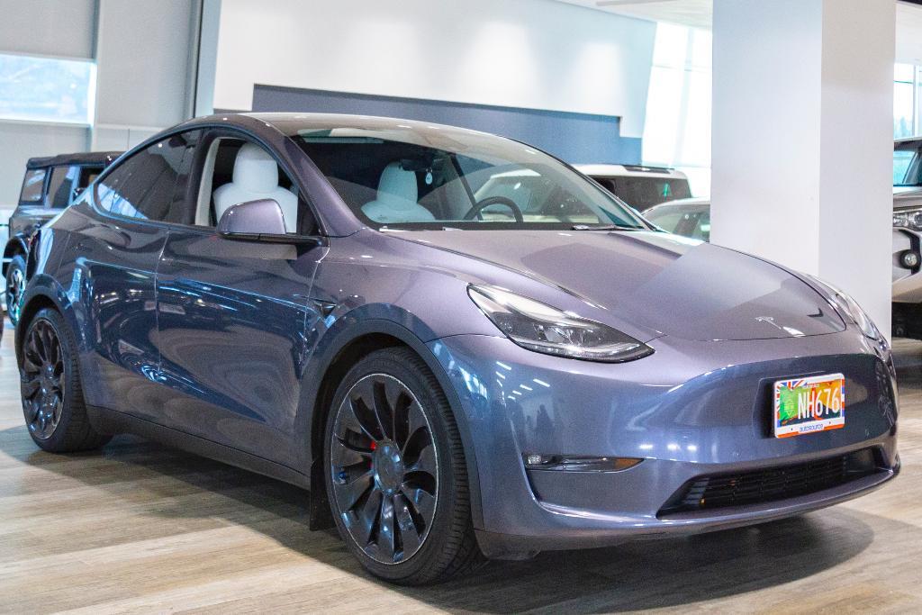 used 2022 Tesla Model Y car, priced at $34,995