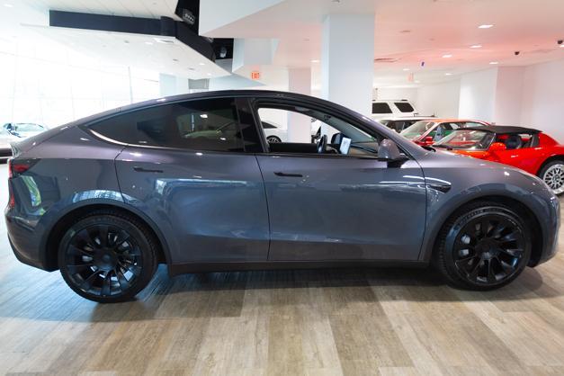 used 2021 Tesla Model Y car, priced at $34,995