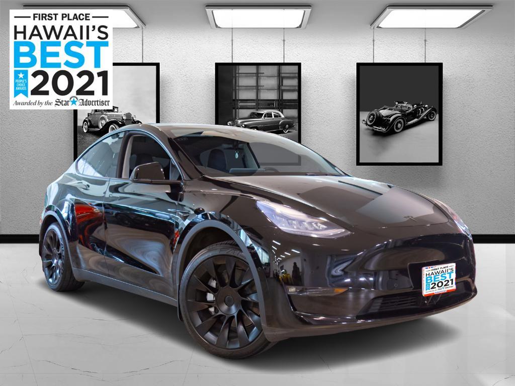 used 2021 Tesla Model Y car, priced at $34,995
