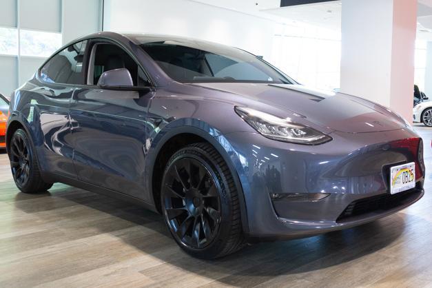 used 2021 Tesla Model Y car, priced at $34,995