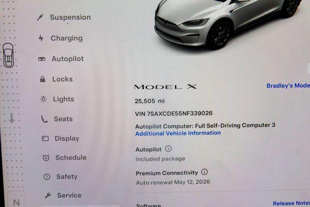 used 2022 Tesla Model X car, priced at $69,995
