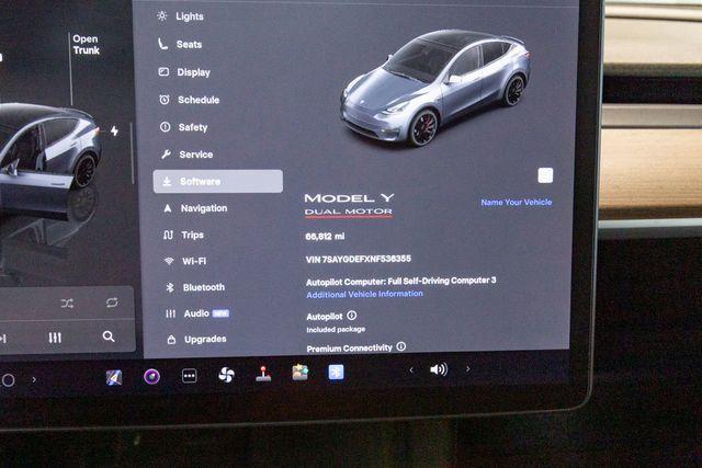 used 2022 Tesla Model Y car, priced at $34,995